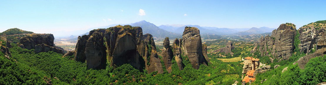 The Meteora rock formation