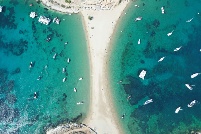 Kolona beach Kythnos Greece