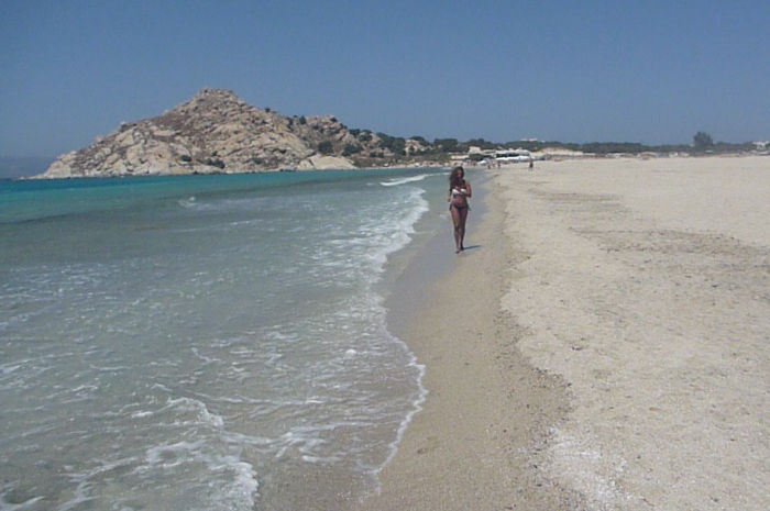 Plaka beach Naxos Greece